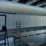 Textielframe wand indoor LED verlicht